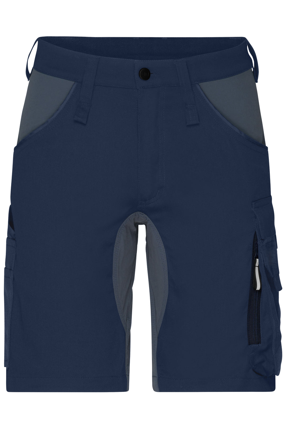 Workwear Stretch-Bermuda Slim Line - navy/carbon
