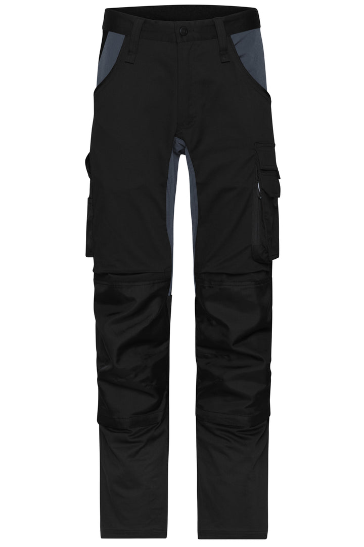 Workwear Stretch-Pants Slim Line - black/carbon