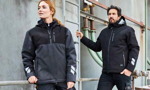 Padded Hardshell Workwear Jacket
