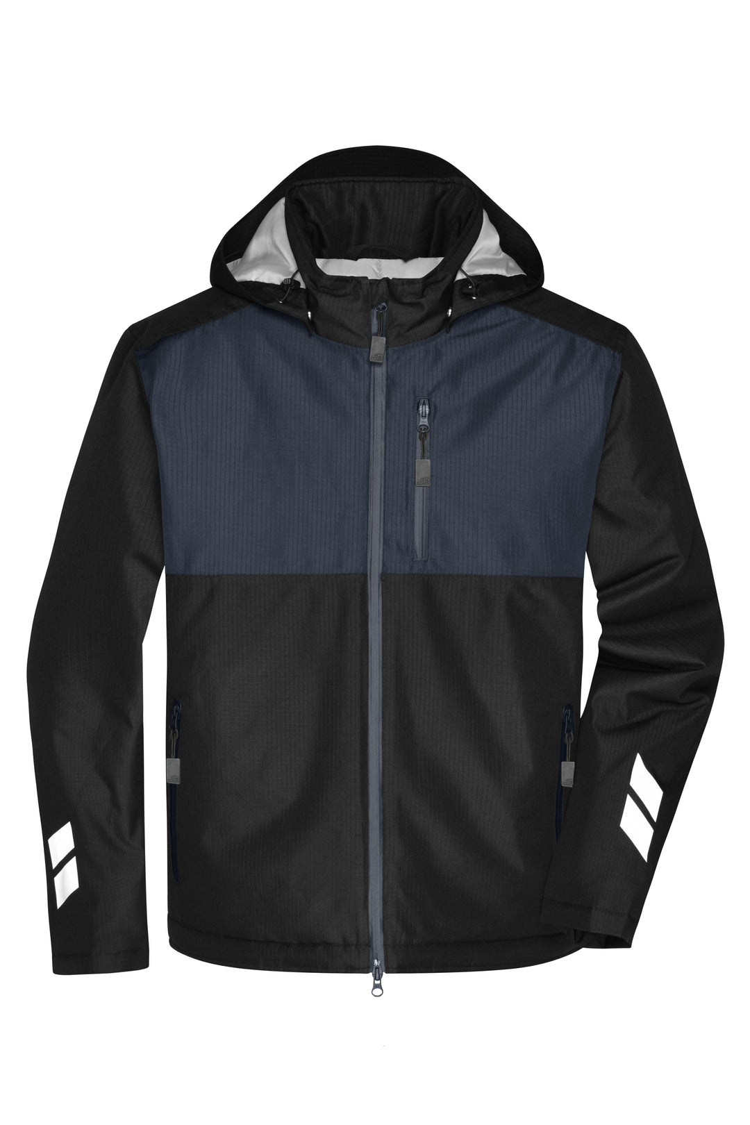 Padded Hardshell Workwear Jacket - black/carbon