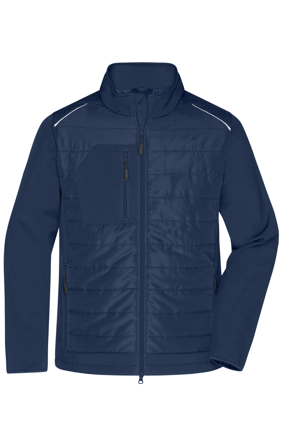 Men's Hybrid Jacket - navy/navy