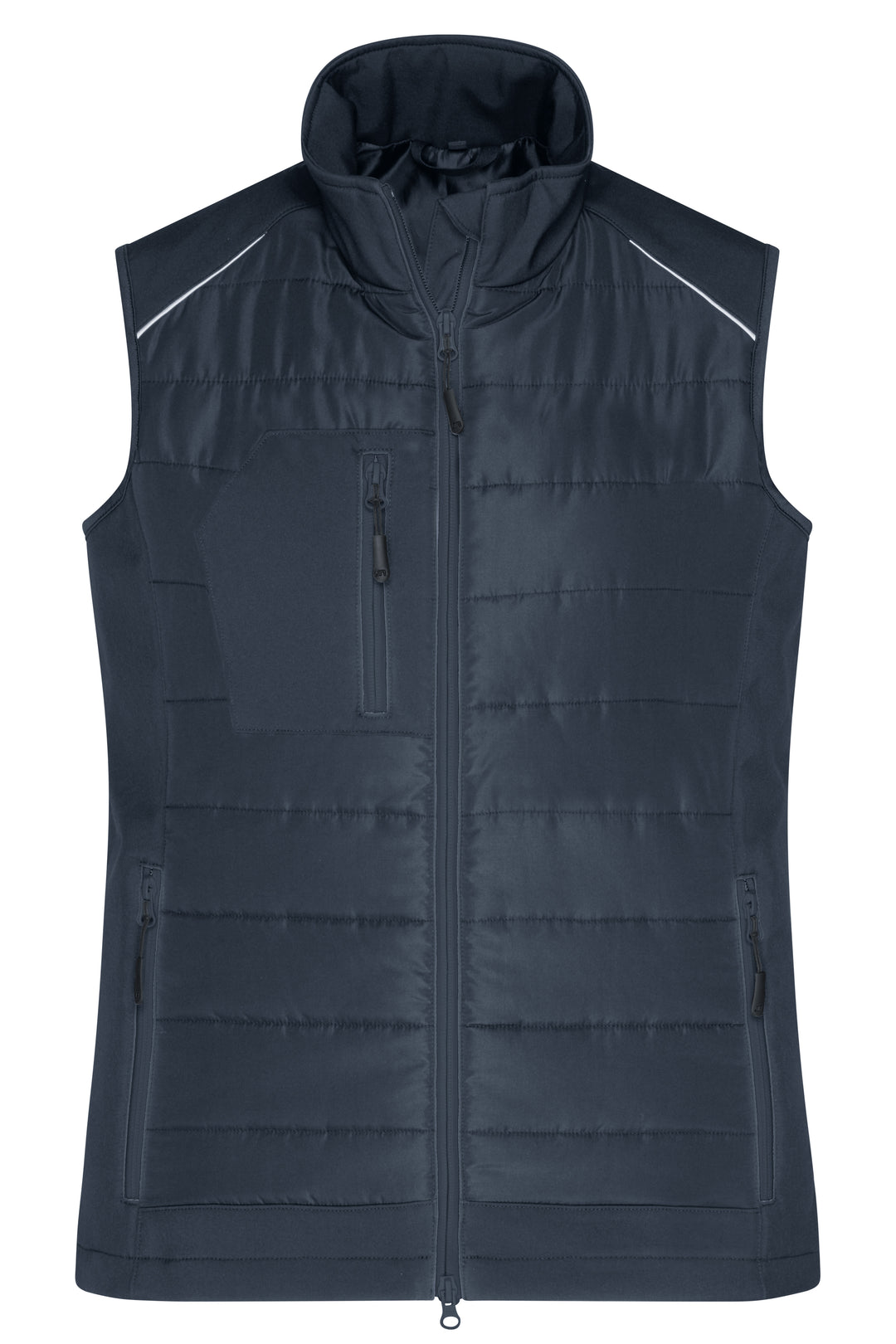 Ladies' Hybrid Vest - carbon/carbon