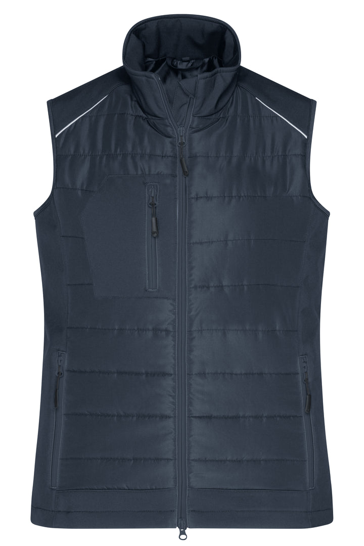 Ladies' Hybrid Vest - carbon/carbon