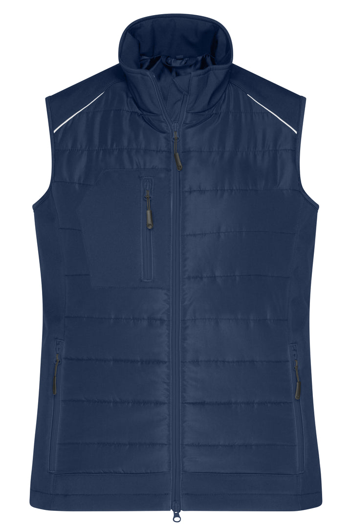 Ladies' Hybrid Vest - navy/navy