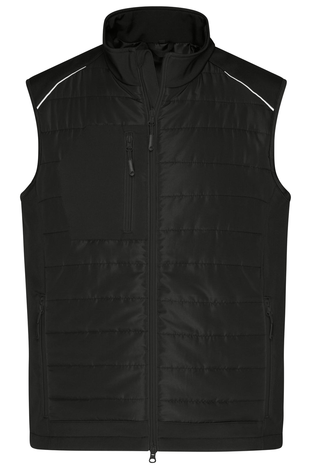 Men's Hybrid Vest - black/black