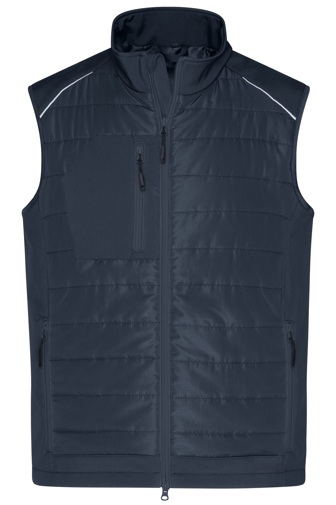 Men's Hybrid Vest - carbon/carbon