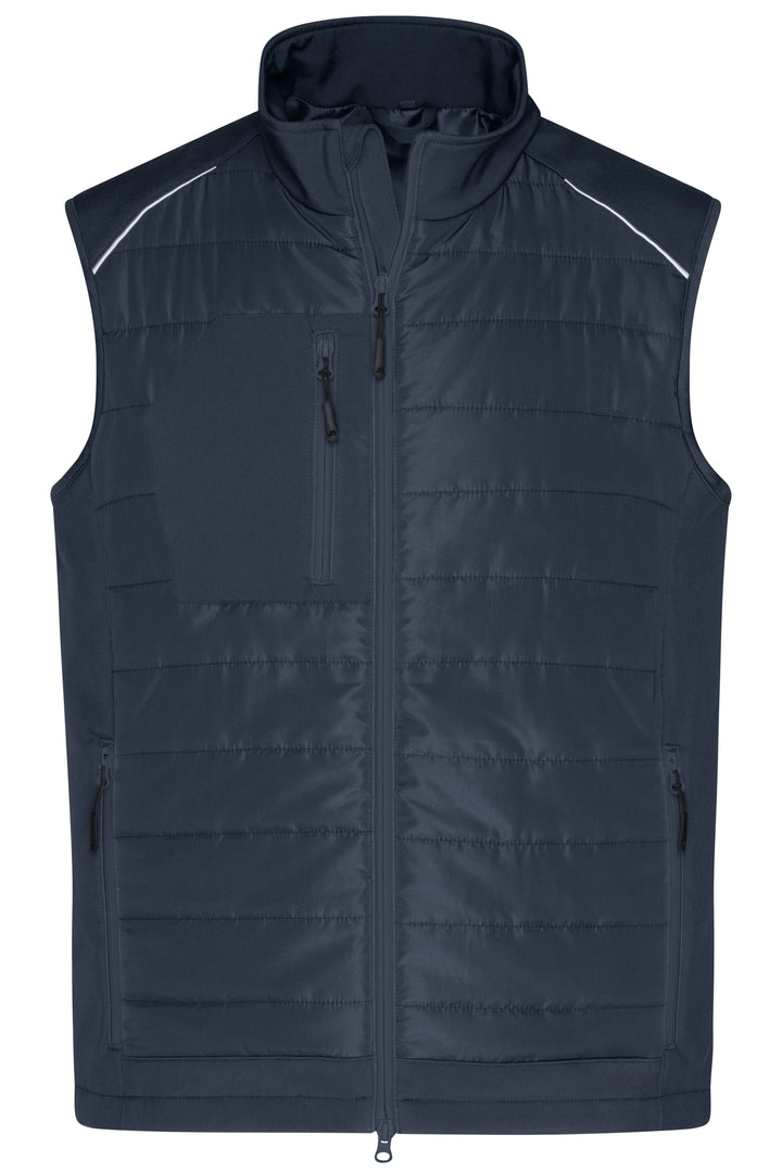 Men's Hybrid Vest - carbon/carbon
