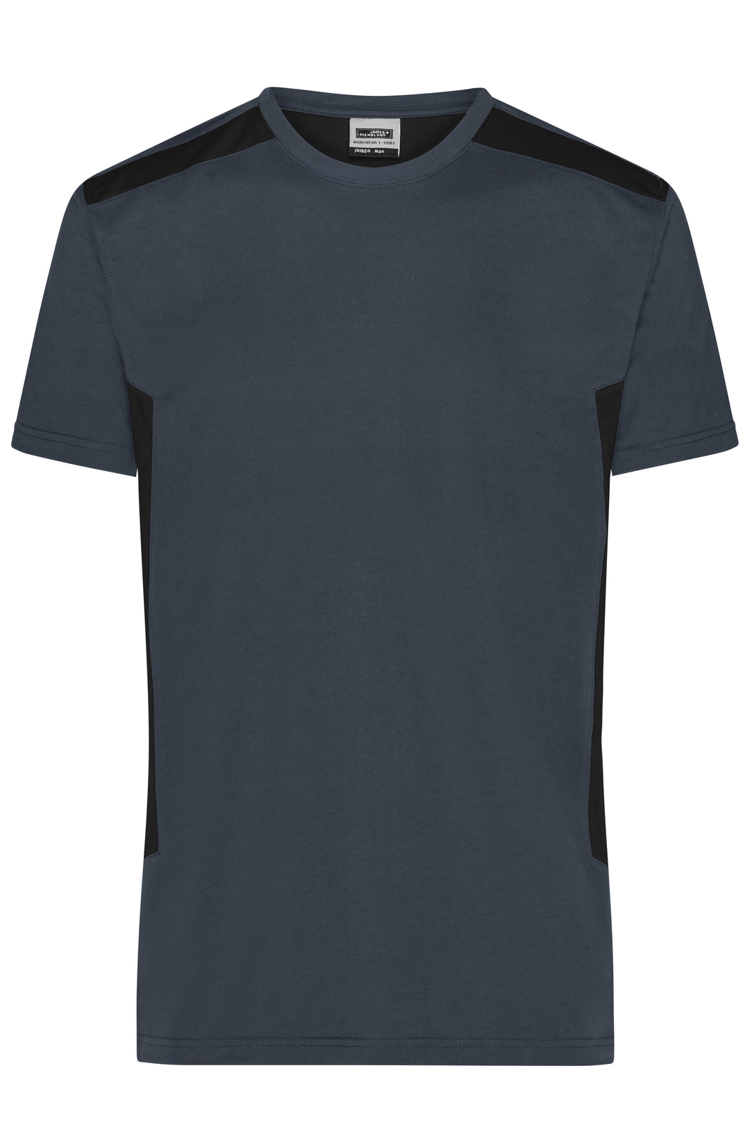 Men's Workwear T-Shirt - STRONG - - carbon/black
