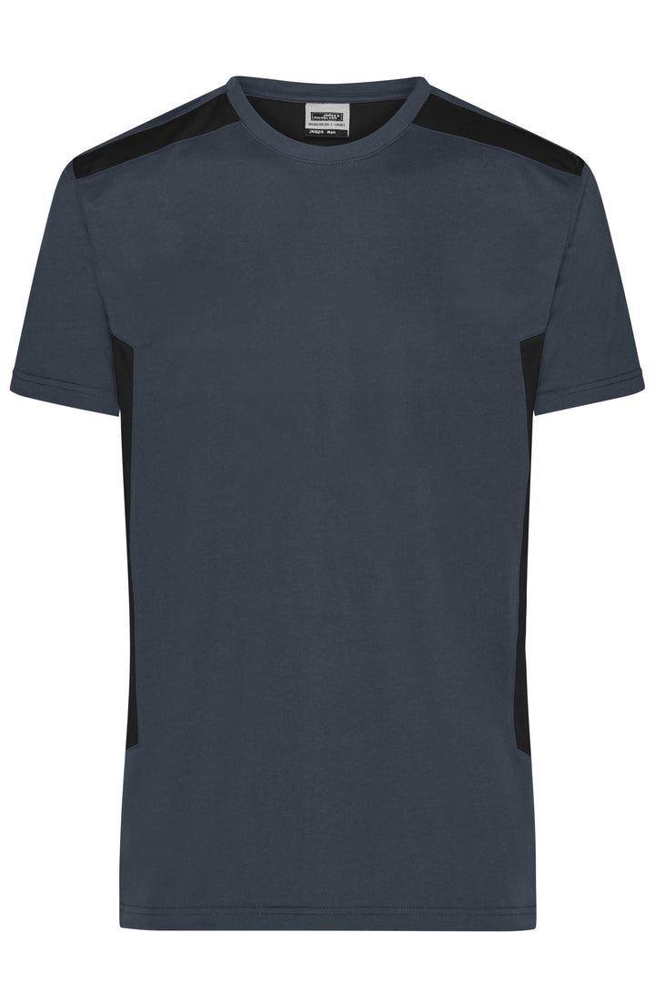 Men's Workwear T-Shirt - STRONG - - carbon/black