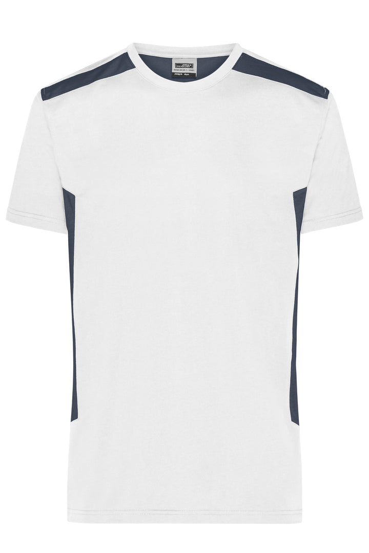 Men's Workwear T-Shirt - STRONG - - white/carbon