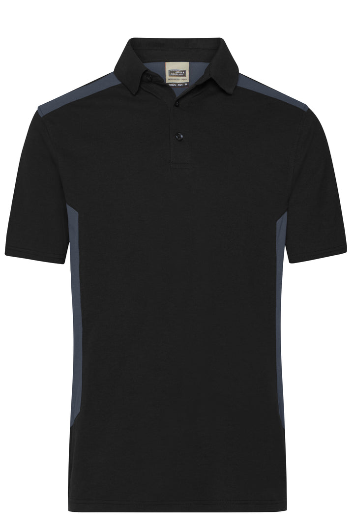 Men's Workwear Polo - STRONG - - black/carbon