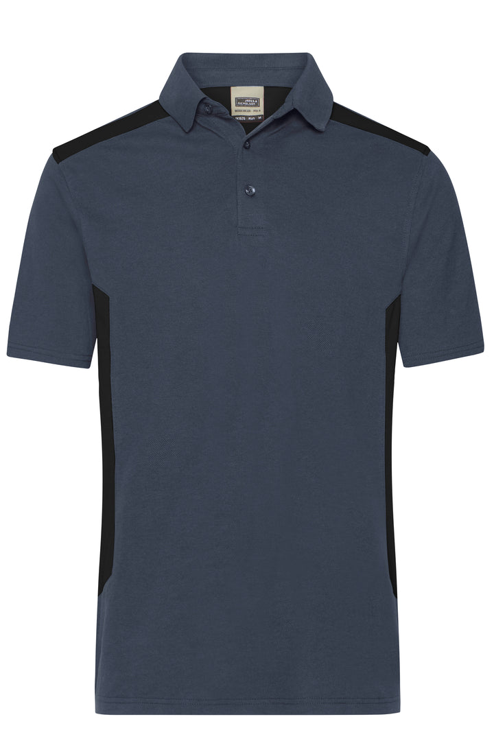 Men's Workwear Polo - STRONG - - carbon/black