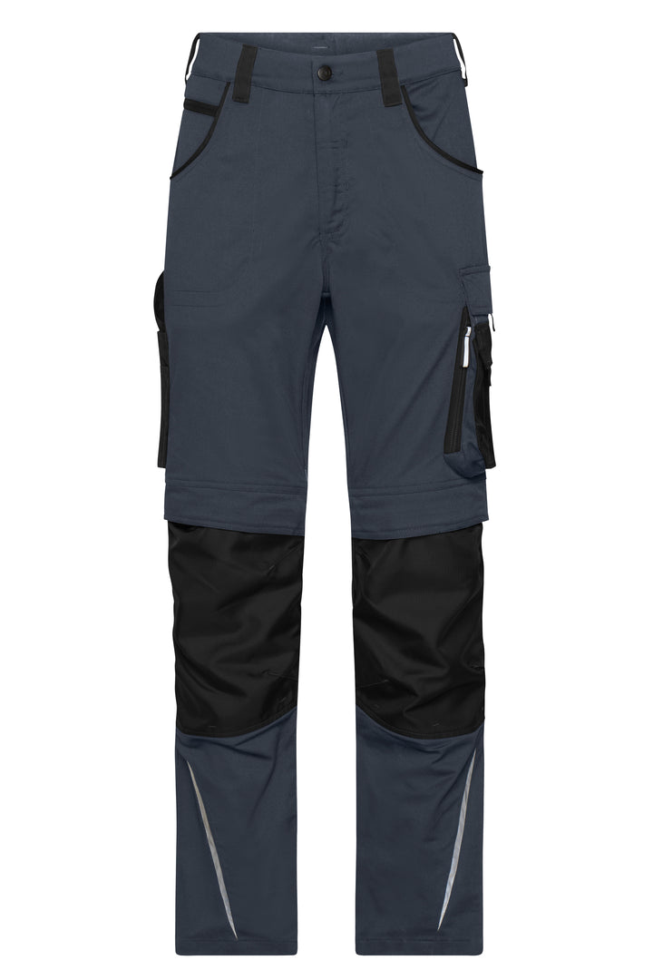 Workwear Pants Slim Line - carbon/black