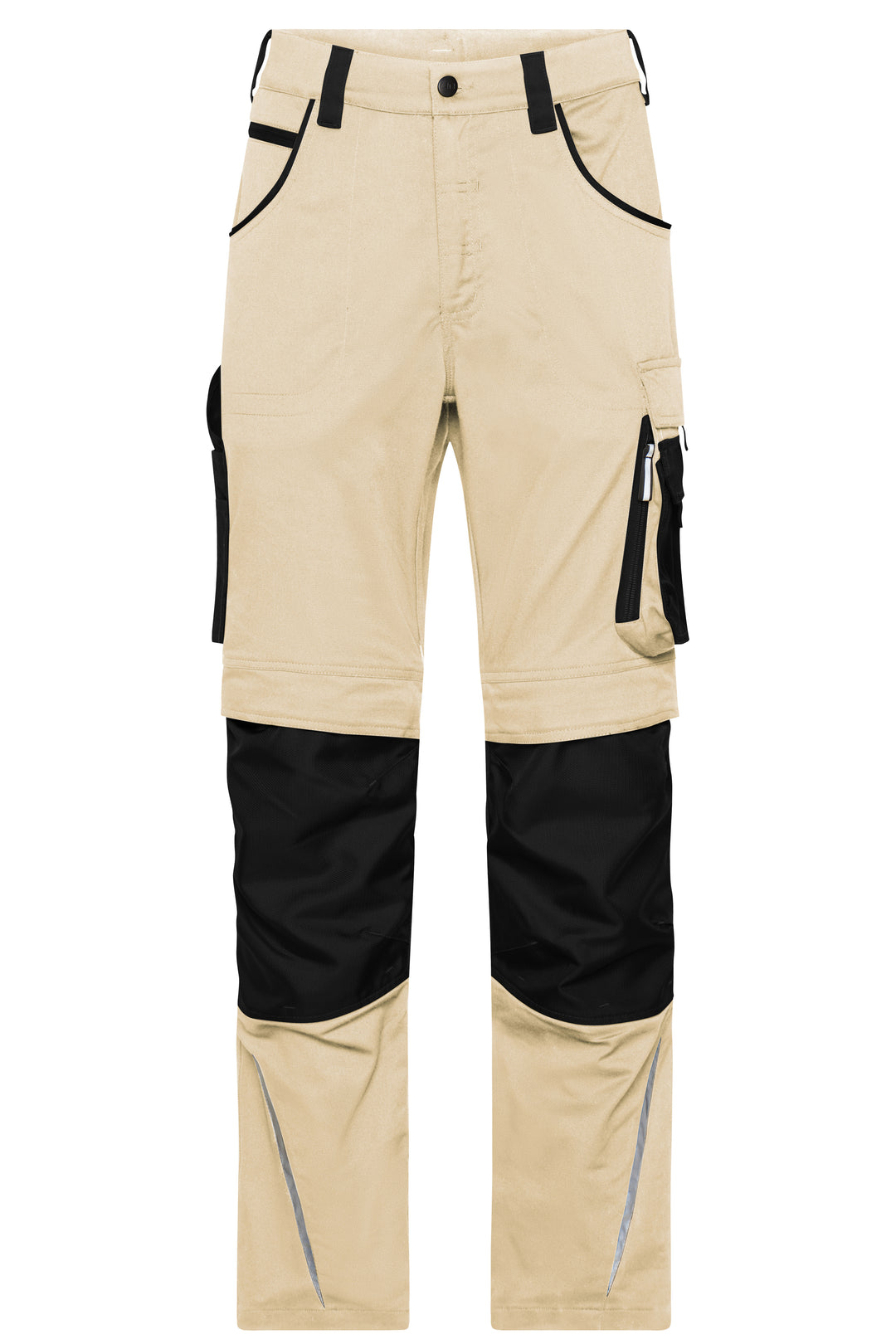 Workwear Pants Slim Line - stone/black
