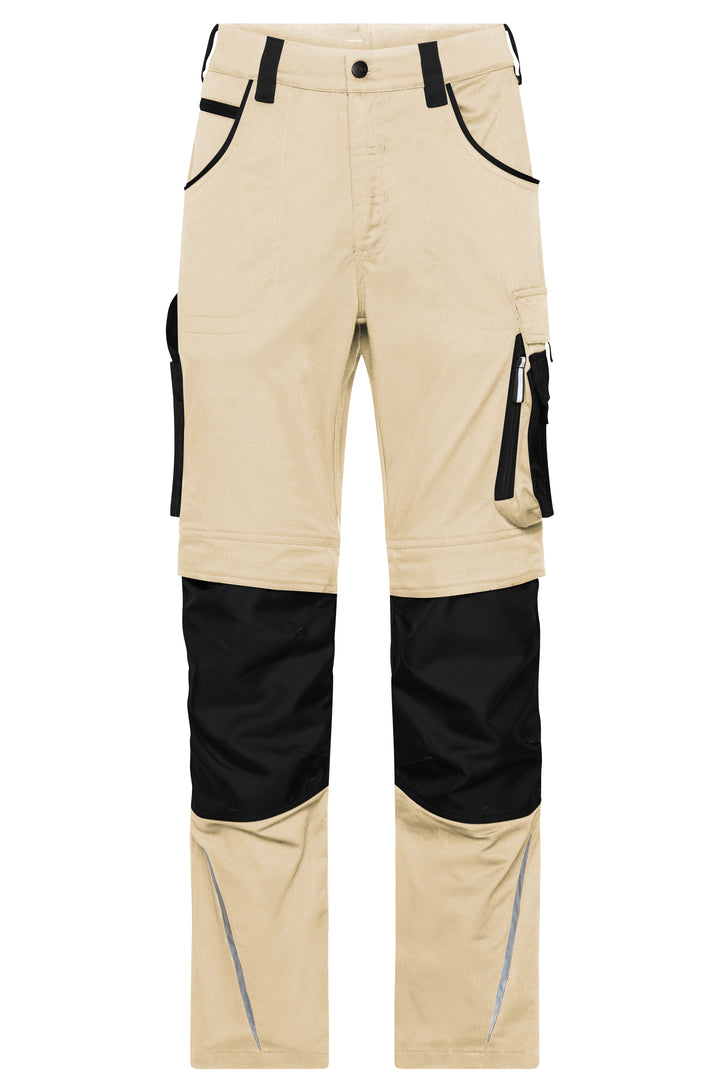 Workwear Pants Slim Line - stone/black