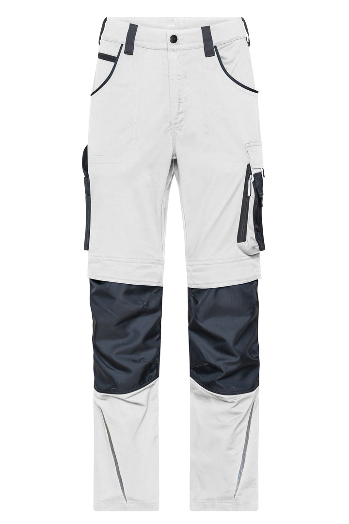 Workwear Pants Slim Line - white/carbon