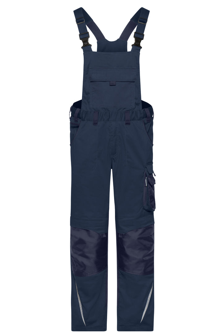 Workwear Pants with Bib - navy/navy