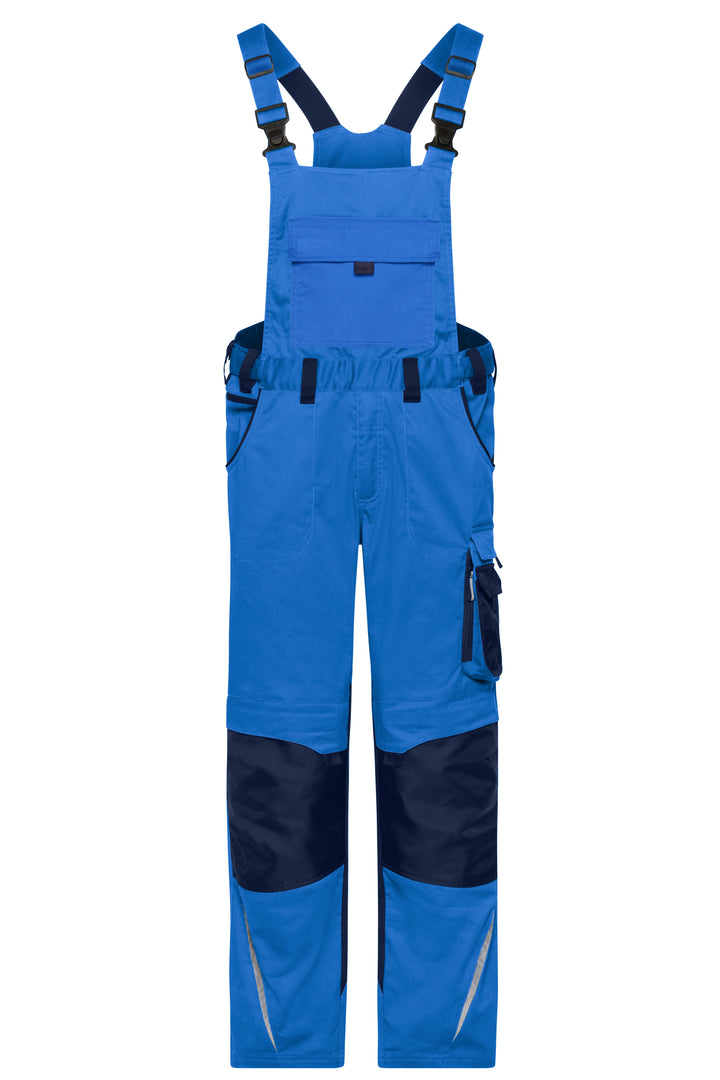 Workwear Pants with Bib - royal/navy