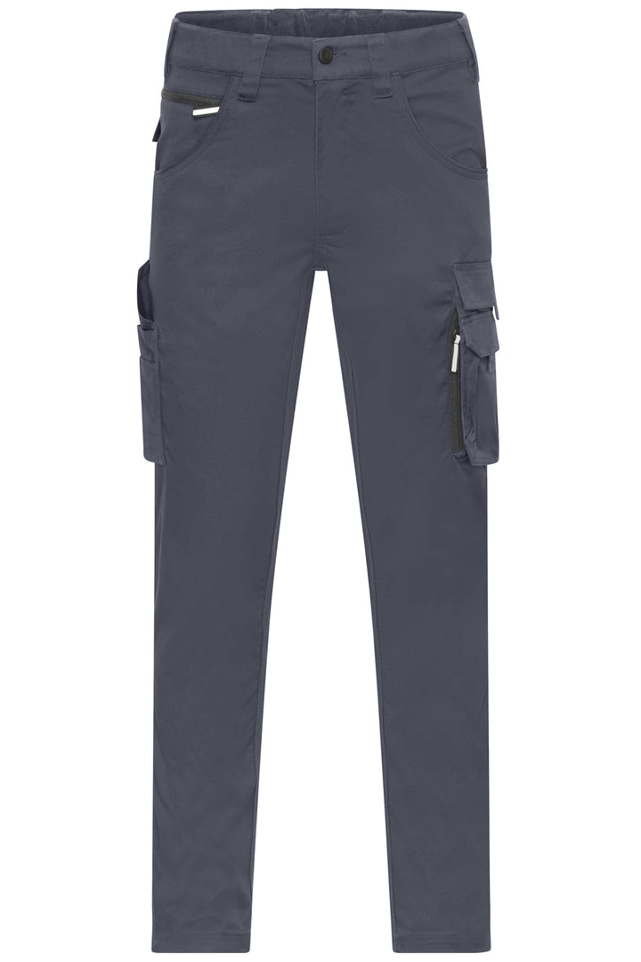 Workwear-Pants light Slim Line - carbon
