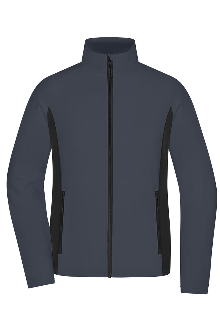 Ladies' Stretchfleece Jacket - carbon/black