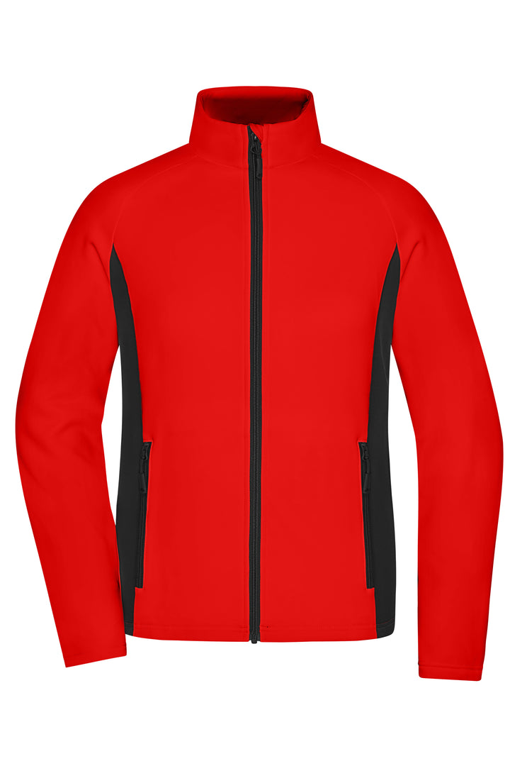 Ladies' Stretchfleece Jacket - red/black