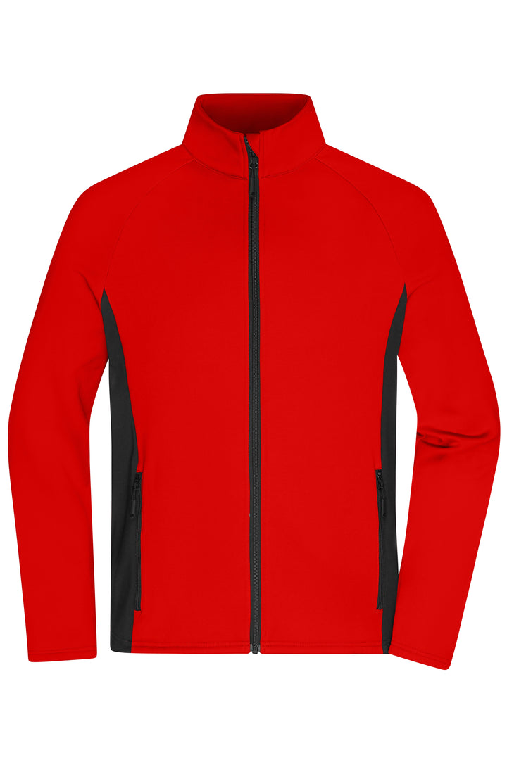 Men's Stretchfleece Jacket - red/black