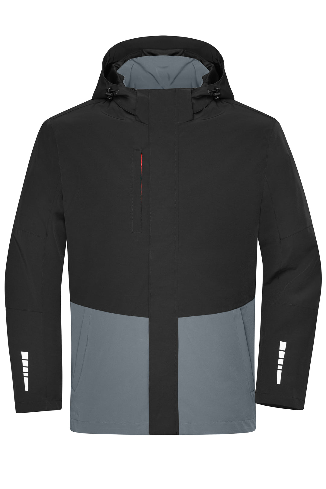 Workwear Hardshell Rainjacket - black/metal-grey