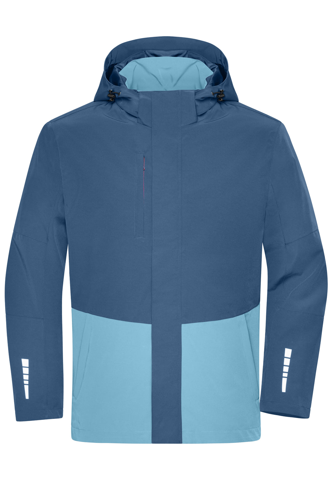 Workwear Hardshell Rainjacket - deep-blue/steel-blue