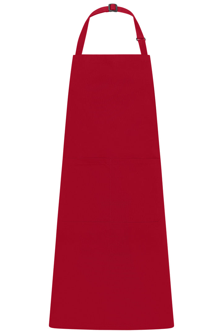 Apron with Bib - red