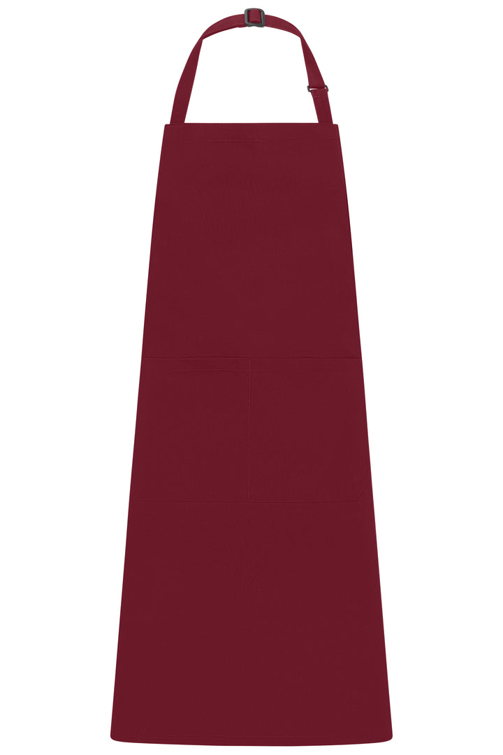 Apron with Bib - wine