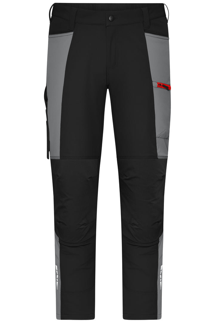 Workwear Pants (All-Season) 4-Way Stretch - black/metal-grey