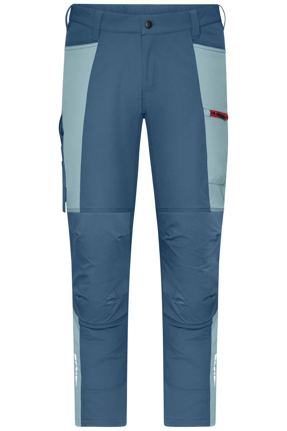 Workwear Pants (All-Season) 4-Way Stretch - deep-blue/steel-blue