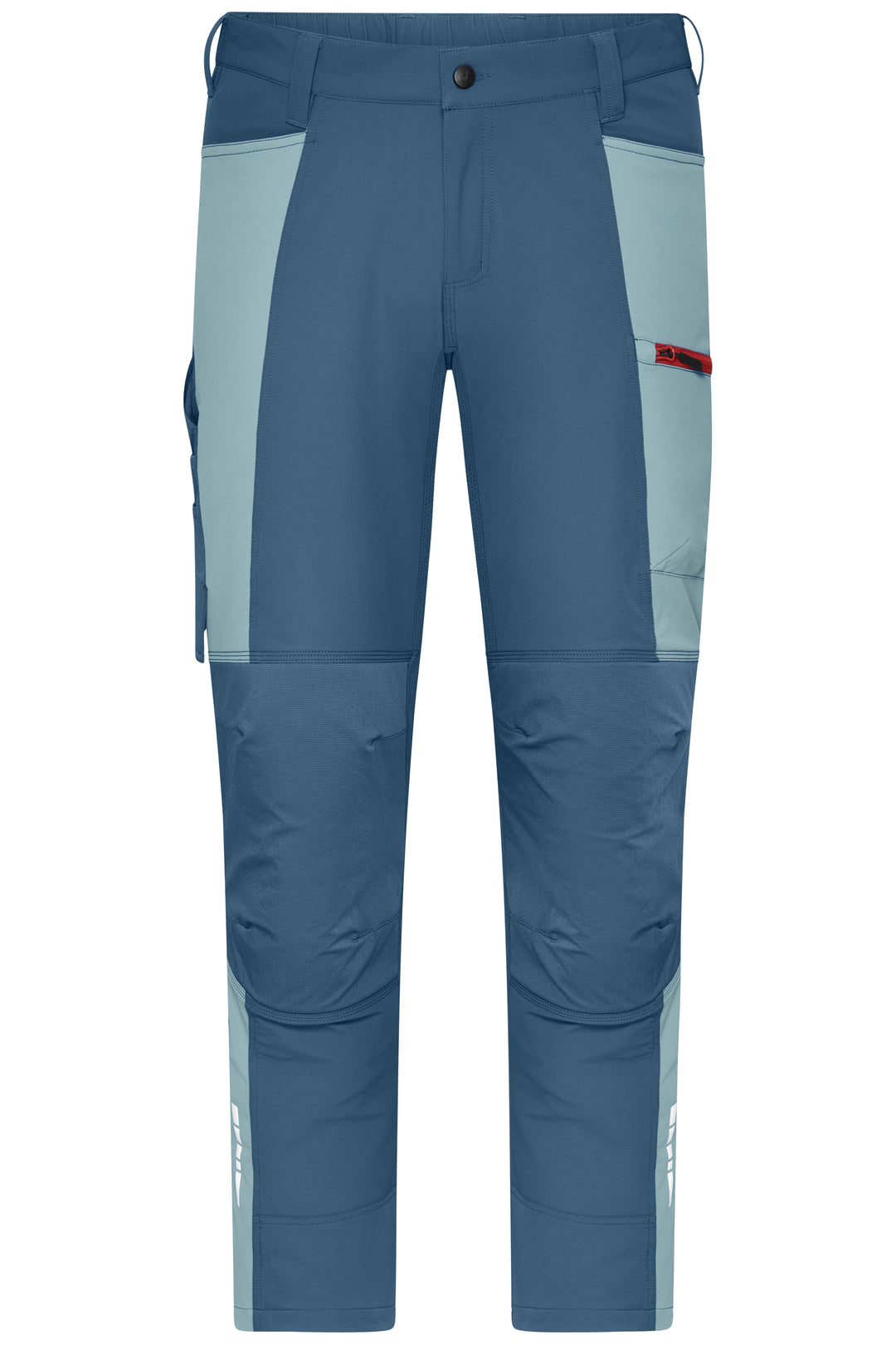Workwear Pants (All-Season) 4-Way Stretch - deep-blue/steel-blue