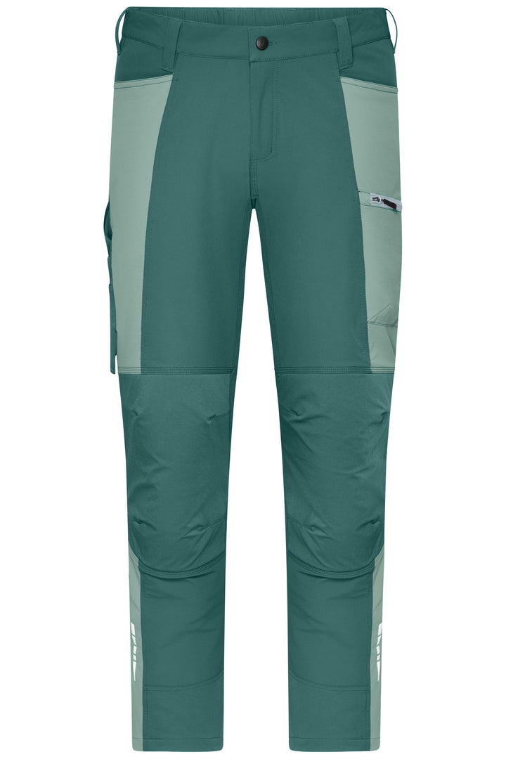 Workwear Pants (All-Season) 4-Way Stretch - industrial-green/foggy-green