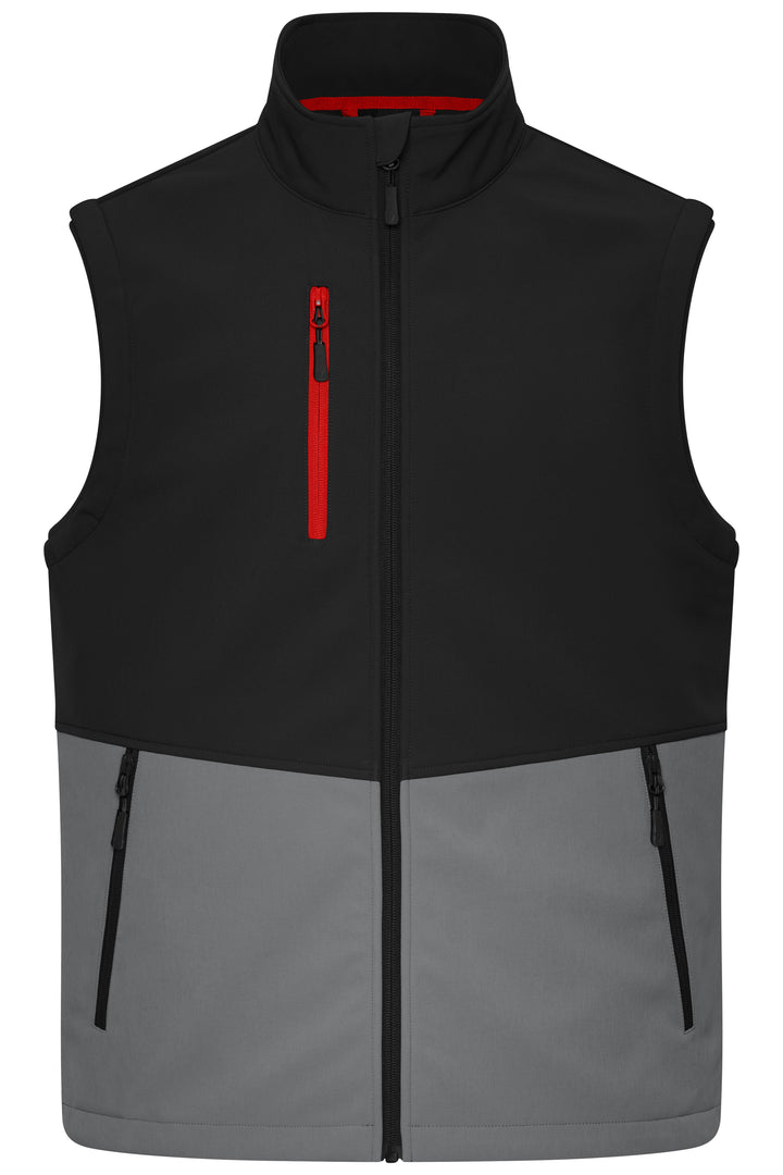 Workwear Softshell Vest - black/metal-grey
