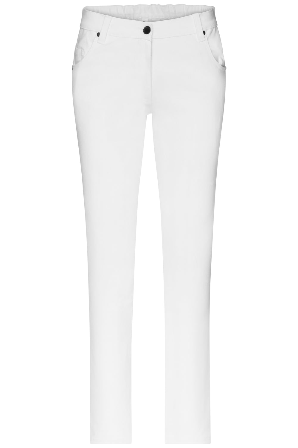 Ladies' 5-Pocket-Stretch-Pants - white