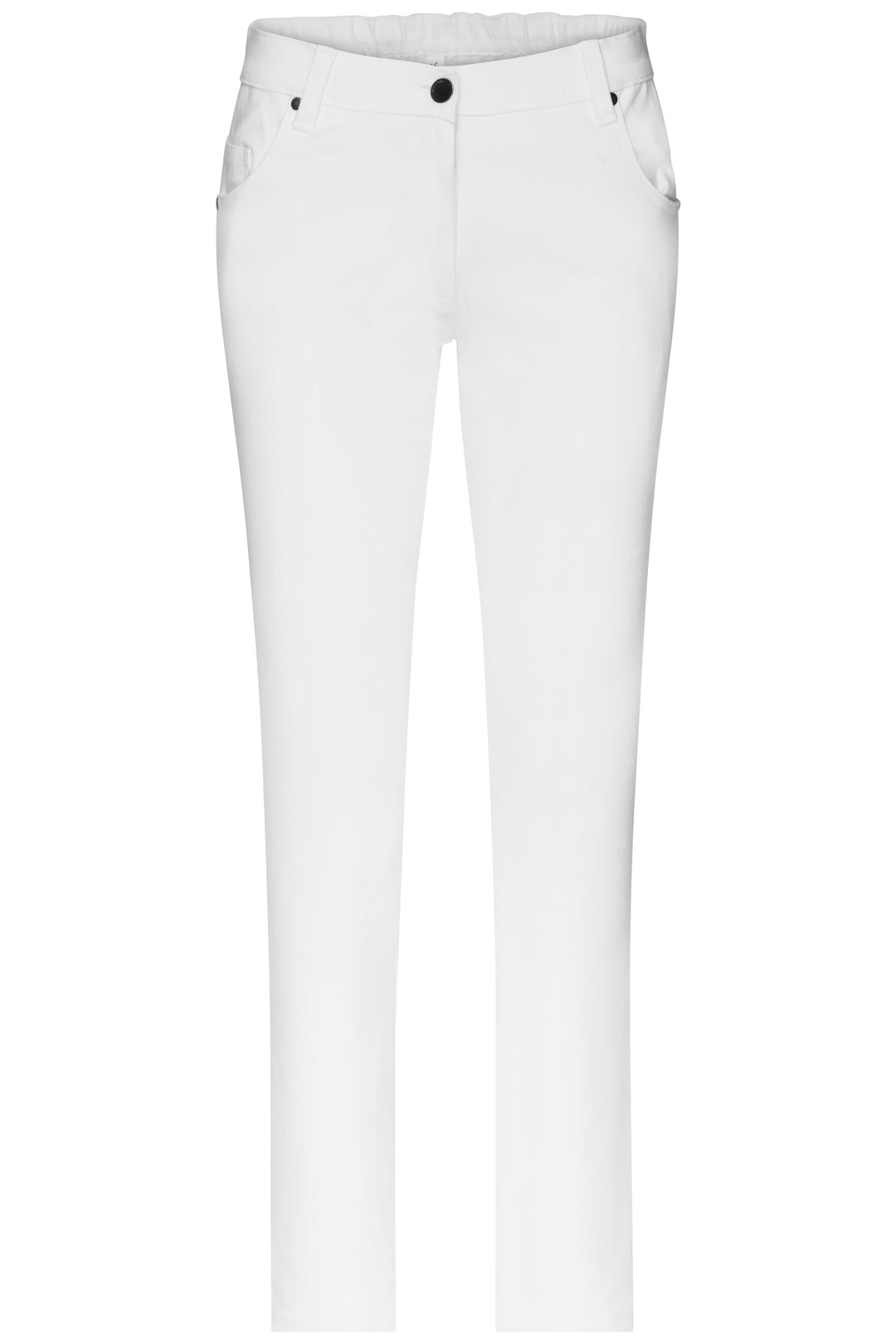 Ladies' 5-Pocket-Stretch-Pants - white