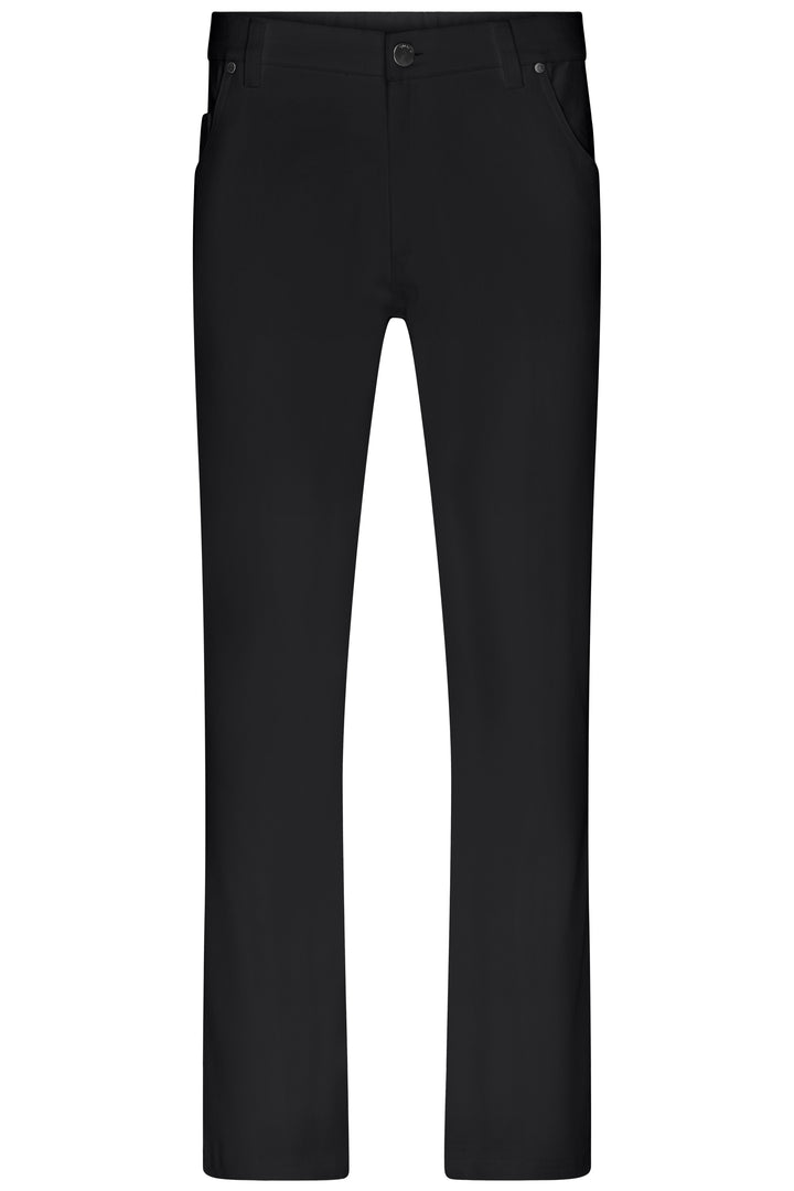 Mens 5-Pocket-Stretch-Pants - black