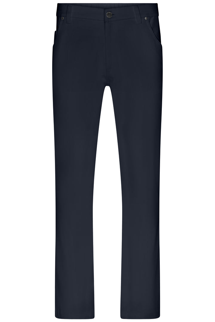 Mens 5-Pocket-Stretch-Pants - navy
