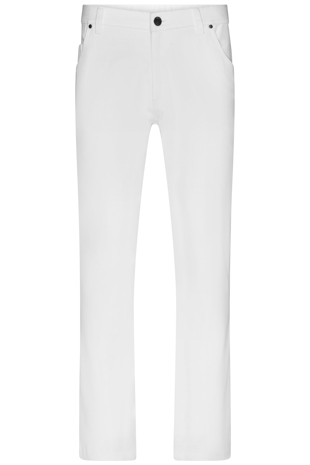 Mens 5-Pocket-Stretch-Pants - white