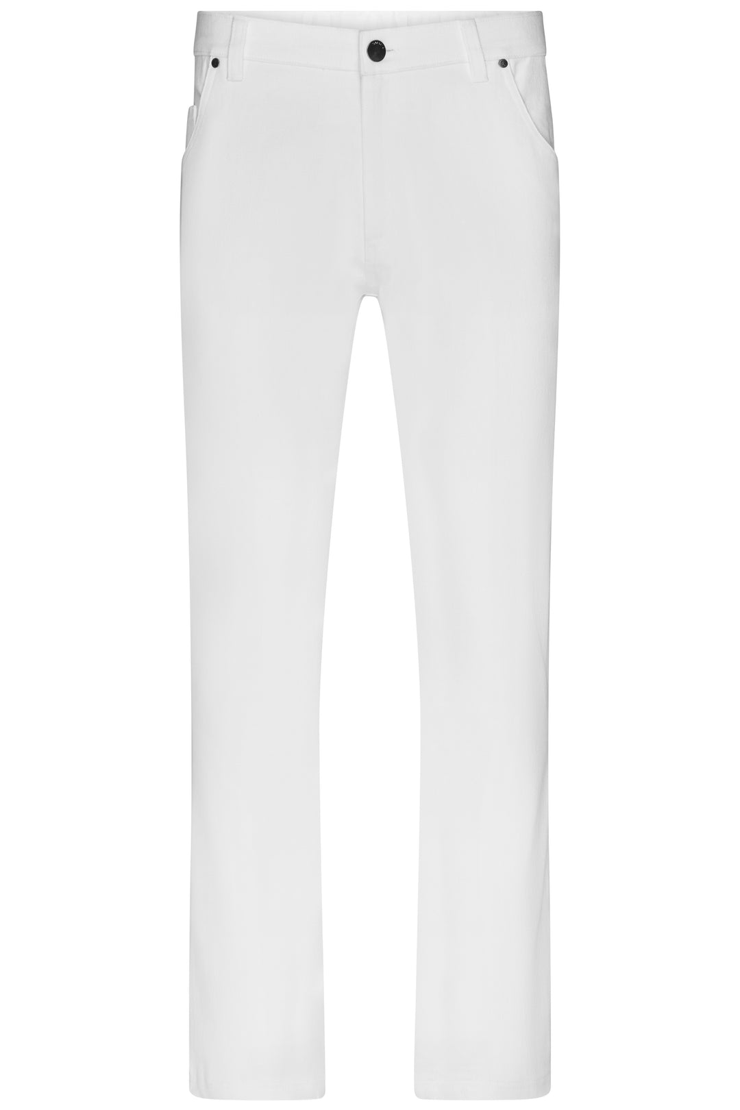 Mens 5-Pocket-Stretch-Pants - white