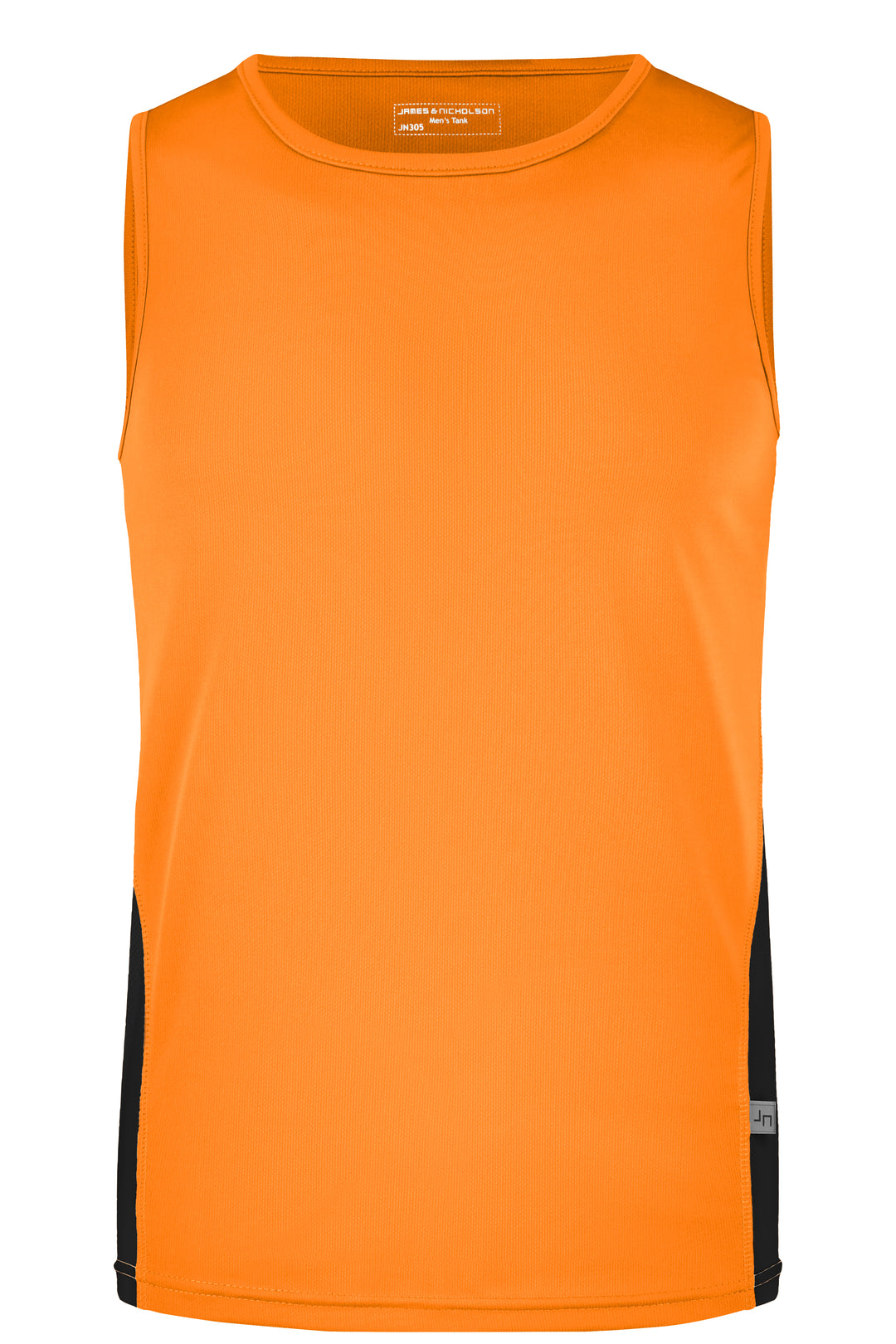 Men's Running Tank - orange/black