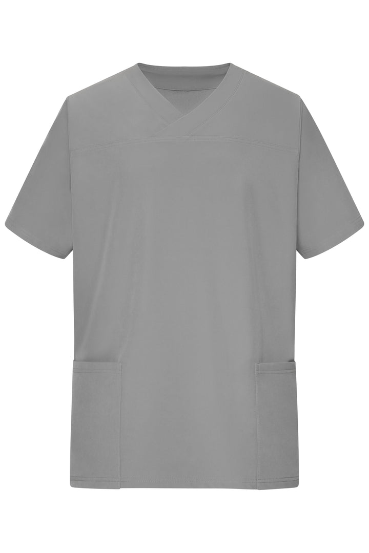 Mens Stretch-Kasack - mid-grey