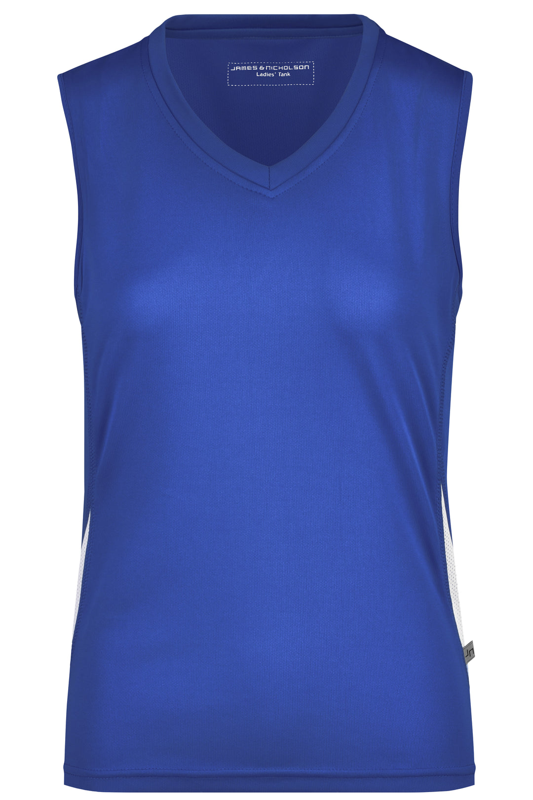 Ladies' Running Tank - royal/white