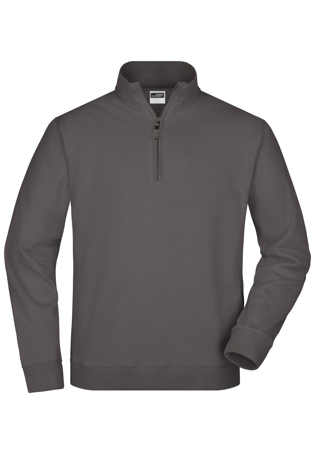Round-Neck Zip - carbon