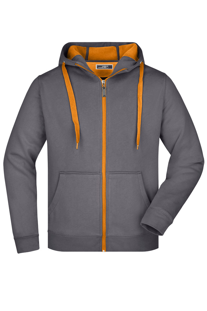 Men's Doubleface Jacket - carbon/orange
