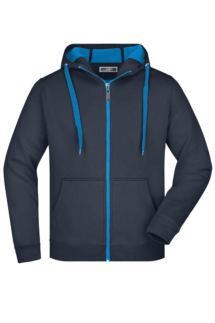 Men's Doubleface Jacket - navy/aqua