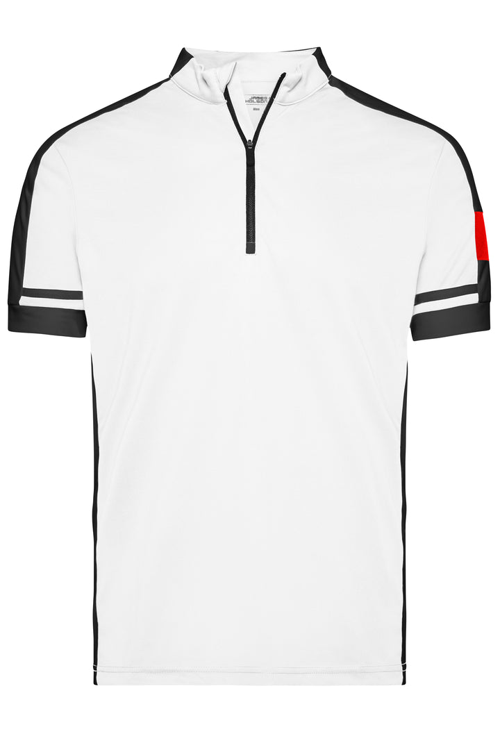Men's Bike-T Half-Zip - white