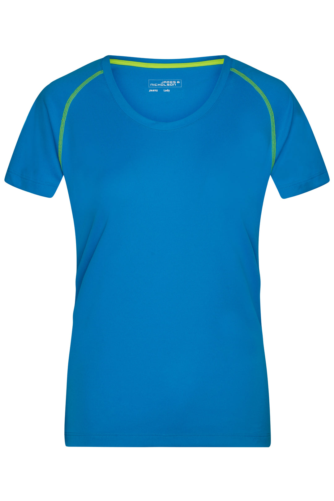 Ladies' Sports T-Shirt - bright-blue/bright-yellow