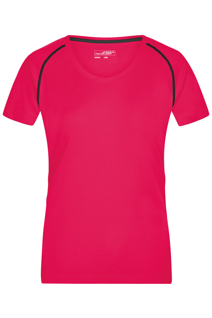 Ladies' Sports T-Shirt - bright-pink/titan